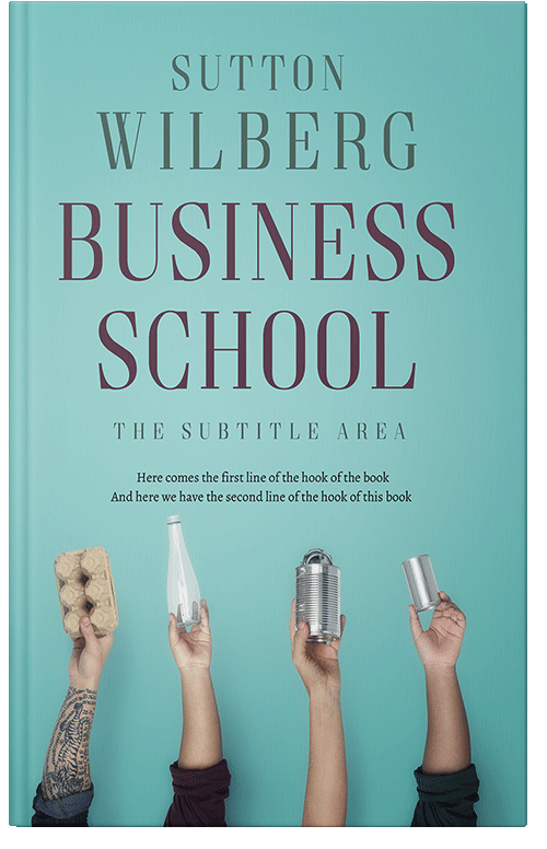 Front view of Premade Environment & Ecology Book Cover - Half Baked