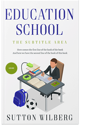 Pre Made Book Cover Astronaut