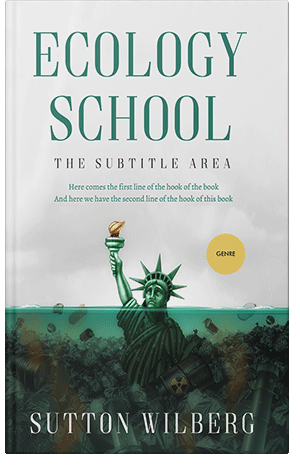 Premade Book Cover Black Haze