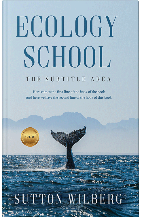 Front view of Premade Environment & Ecology Book Cover - Botticelli