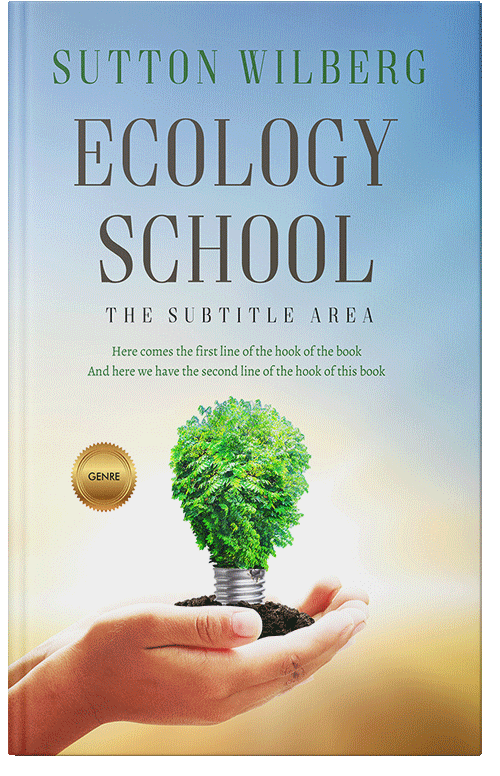 Front view of Premade Science & Nature Book Cover - Nebula