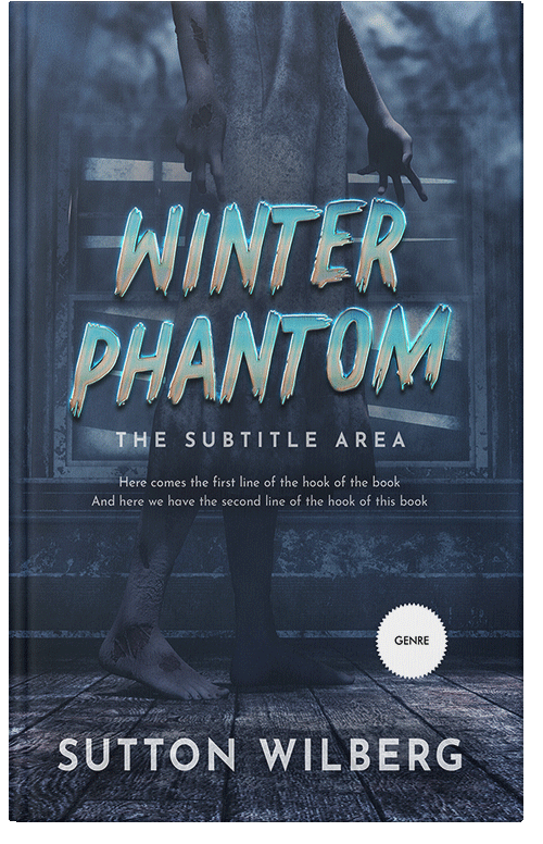 Front view of Premade Horror Book Cover - Pickled Bluewood