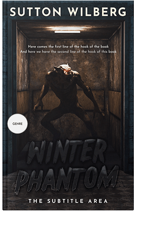 Pre Made Book Cover Cod Gray