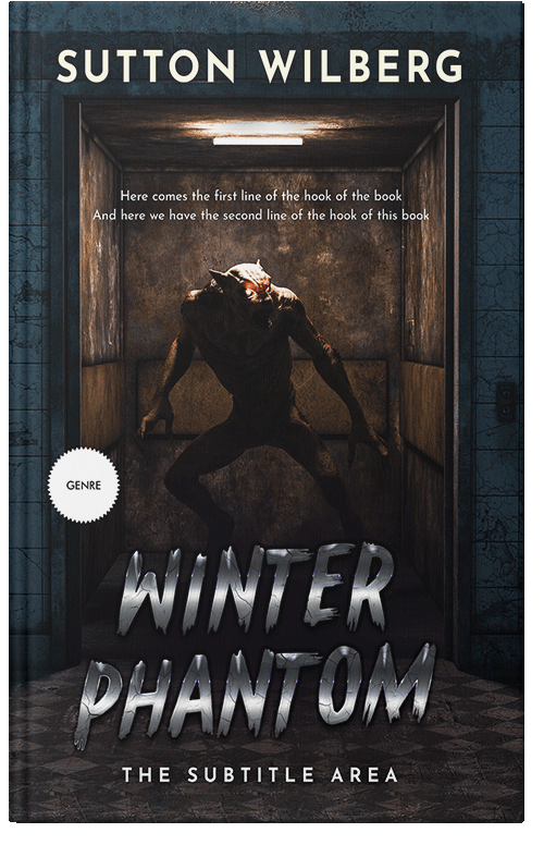 Front view of Premade Horror Book Cover - Cod Gray