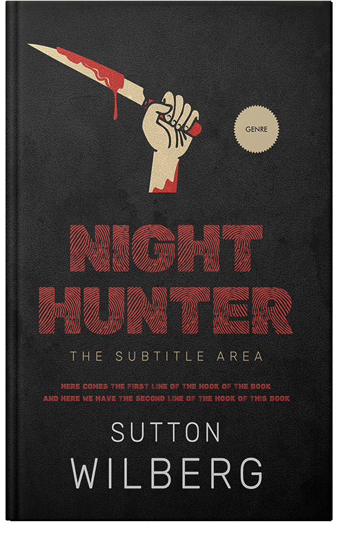 Front view of Premade Mystery & Thriller & Suspense Book Cover - Cod Gray