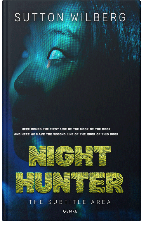 Front view of Premade Horror Book Cover - Firefly