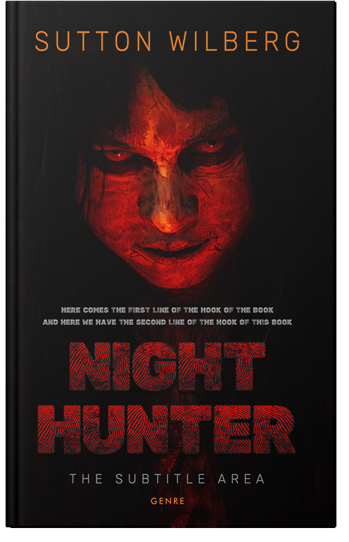 Front view of Premade Horror Book Cover - Tabasco