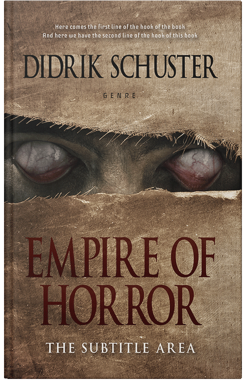 Front view of Premade Horror Book Cover - Shadow