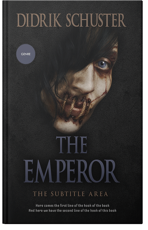 Front view of Premade Mystery & Thriller & Suspense Book Cover - Cod Gray