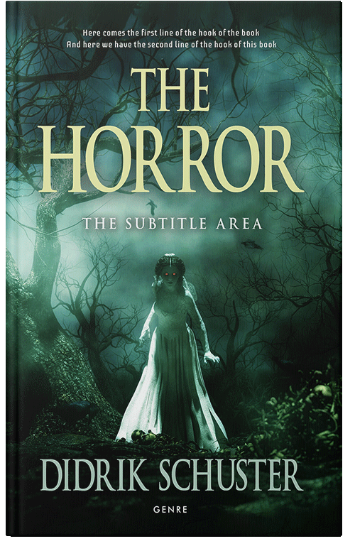 Front view of Premade Horror Book Cover - Celtic