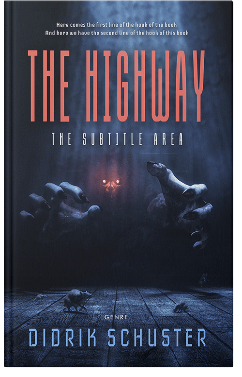 Front view of Premade Horror Book Cover - Mirage