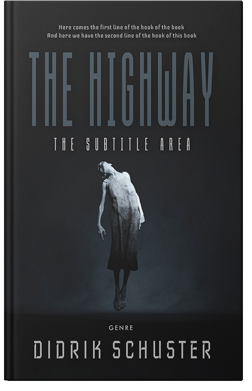 Front view of Premade Mystery & Thriller & Suspense Book Cover - Shark