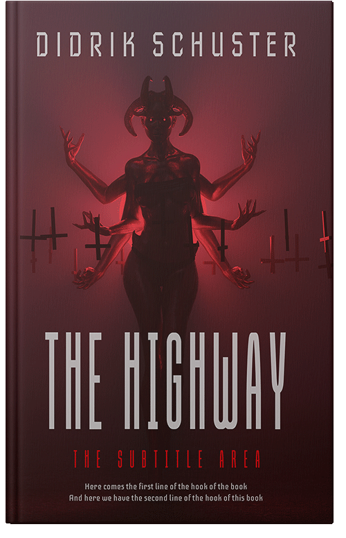 Front view of Premade Horror Book Cover - Cedar