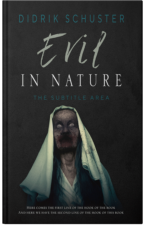 Front view of Premade Horror Book Cover - Woodsmoke