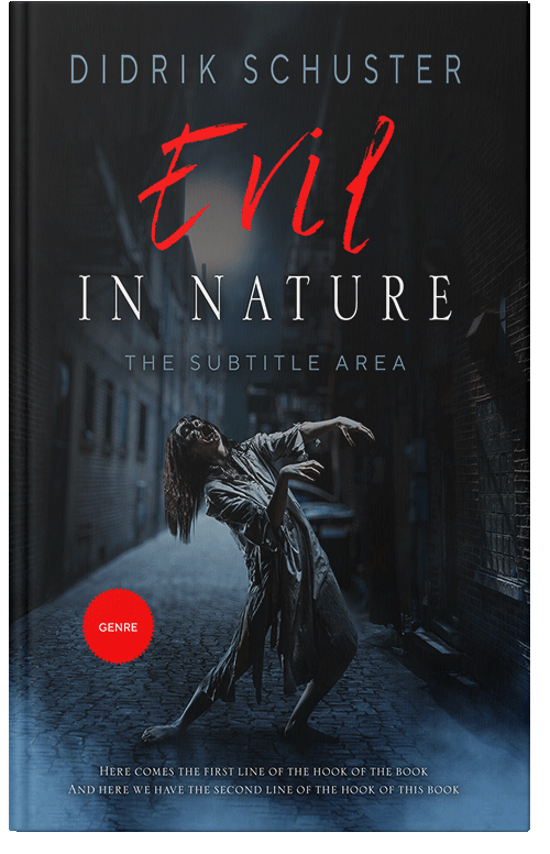 Front view of Premade Horror Book Cover - Bunker