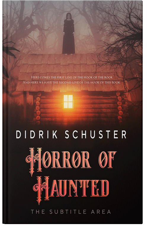 Front view of Premade Horror Book Cover - Night Rider