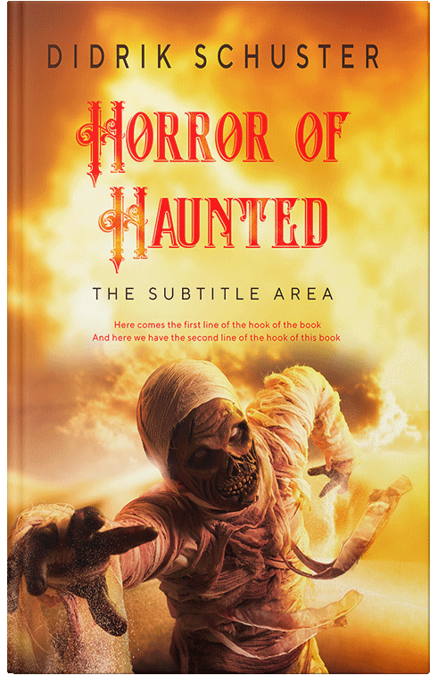 Front view of Premade Horror Book Cover - Tulip Tree