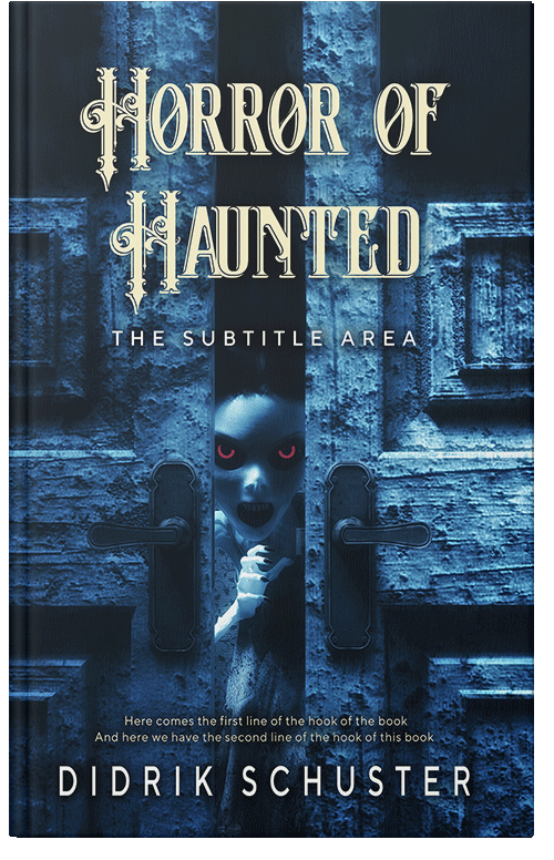 Front view of Premade Horror Book Cover - Firefly