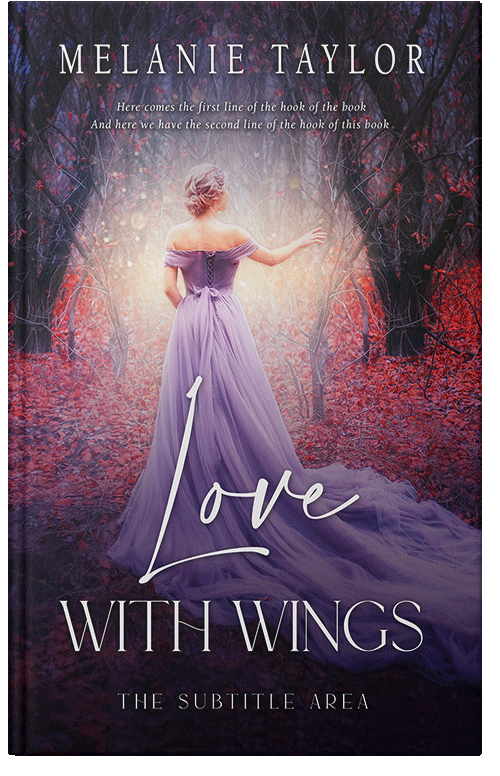 Front view of Premade Romance Book Cover - Bleached Cedar