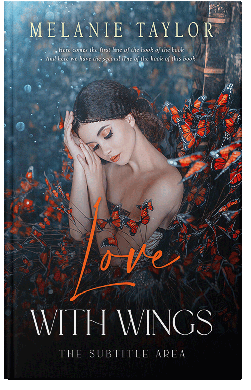 Front view of Premade Romance Book Cover - Shark