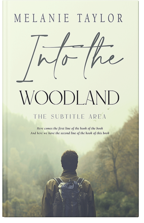 Front view of Premade Travel Book Cover - Beige