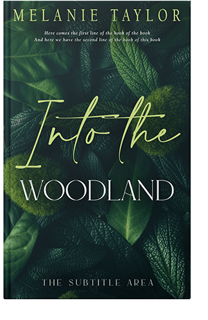 Pre Made Book Cover Bottle Green