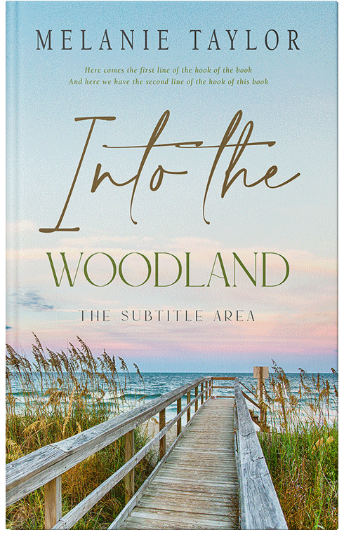 Front view of Premade Nature Book Cover - Geyser