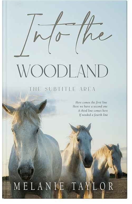 Front view of Premade Nature Book Cover - Geyser