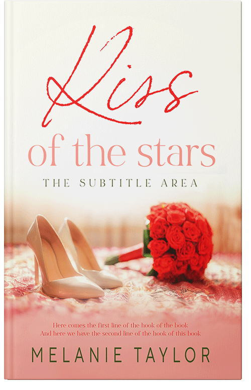 Front view of Premade Romance Book Cover - Linen