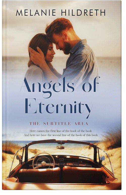 Front view of Premade Romance Book Cover - Timberwolf