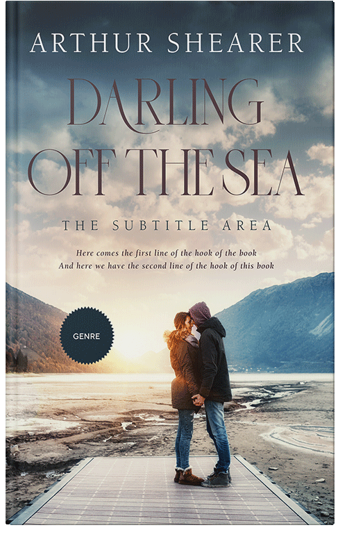 Front view of Premade Romance Book Cover - Sisal