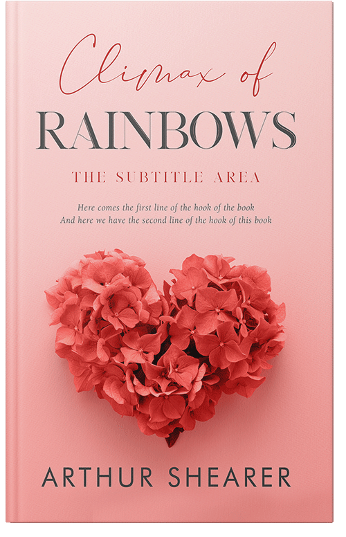 Front view of Premade Romance Book Cover - Apricot Peach