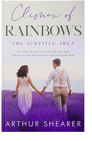 Pre Made Book Cover Honey Flower