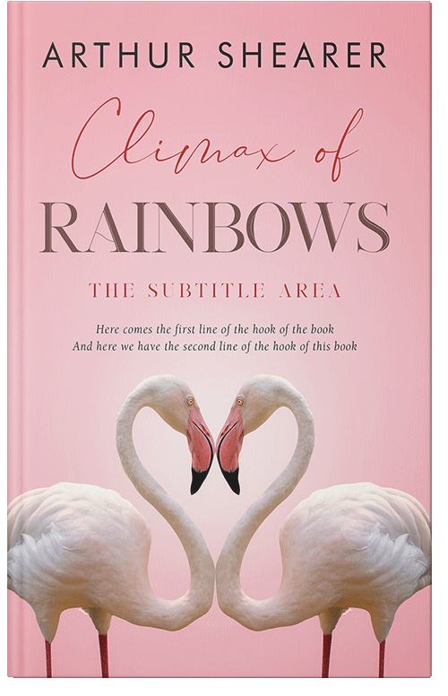 Front view of Premade Romance Book Cover - Beauty Bush