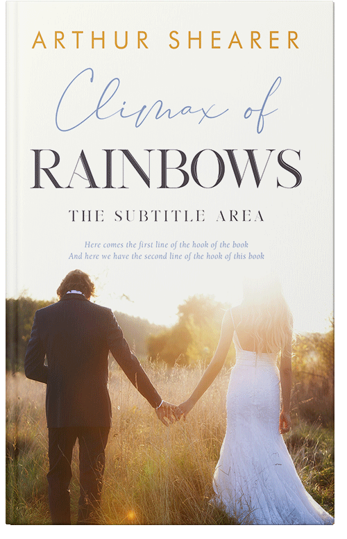 Front view of Premade Romance Book Cover - Pampas