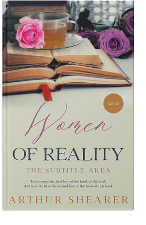 Pre Made Book Cover Swirl