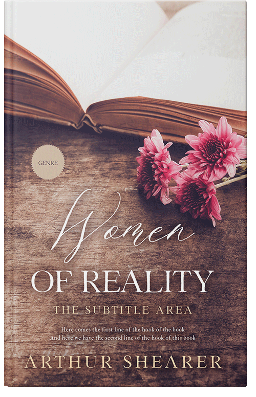 Front view of Premade Romance Book Cover - Russett