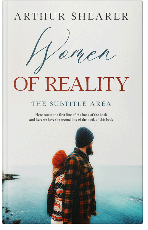 Front view of Premade Romance Book Cover - Gray Nurse