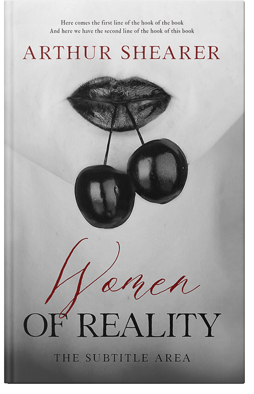 Front view of Premade Erotica Book Cover - Silver