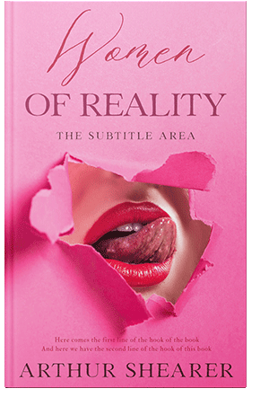 Pre Made Book Cover Persian Pink