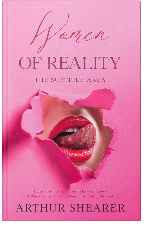 Front view of Premade Erotica Book Cover - Persian Pink