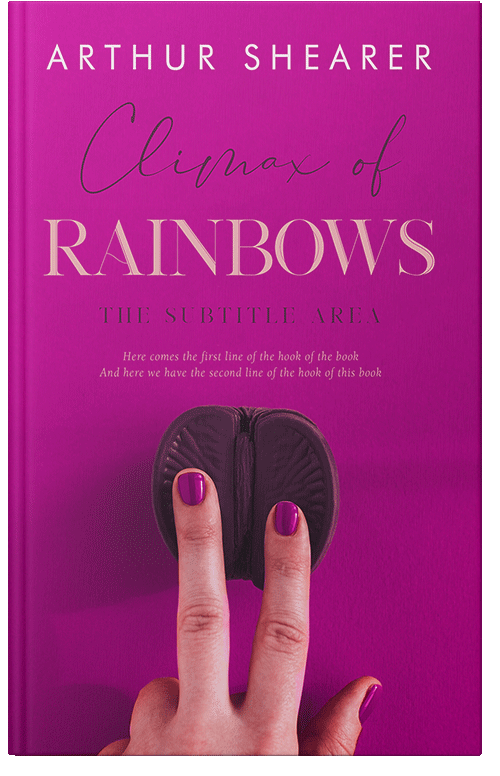 Front view of Premade Erotica Book Cover - Lipstick