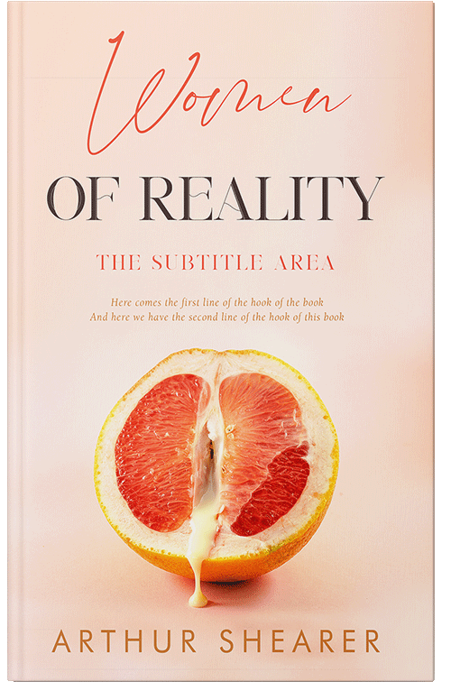 Front view of Premade Erotica Book Cover - Champagne