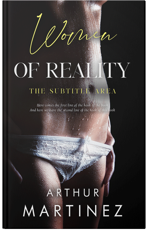 Front view of Premade Erotica Book Cover - Silver Rust