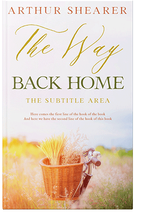 Pre Made Book Cover White Linen