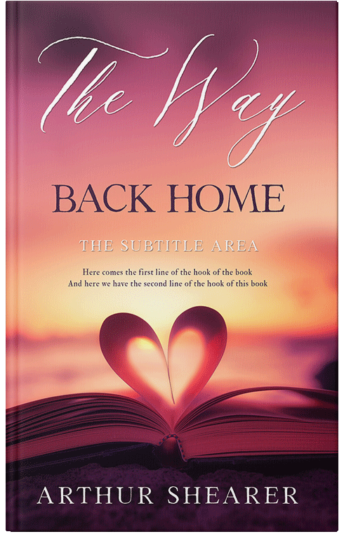 Front view of Premade Religion & Spirituality Book Cover - Tonys Pink