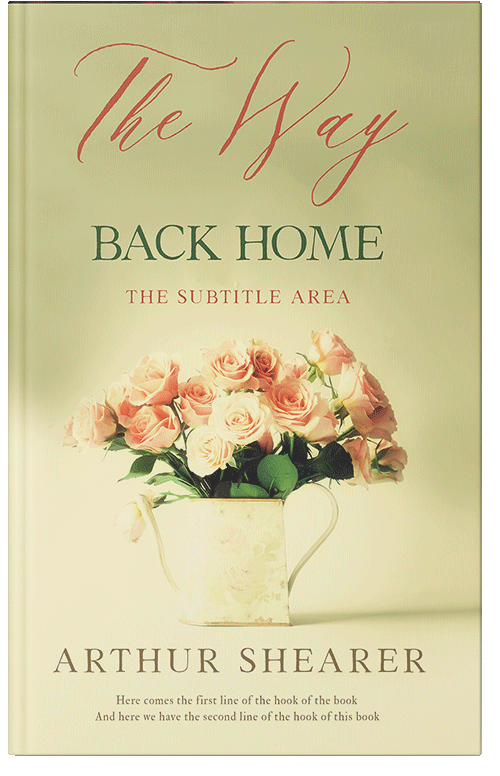 Front view of Premade Romance Book Cover - Hampton