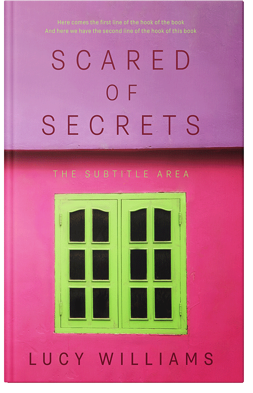 Front view of Premade Surreal Book Cover - Hopbush