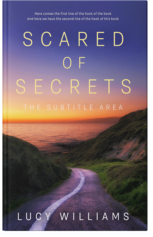 Front view of Premade Nature Book Cover - East Bay