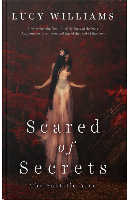 Front view of Premade Fantasy Book Cover - Coffee Bean